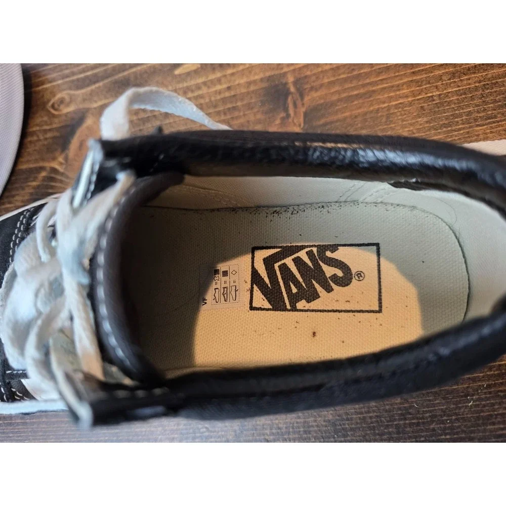 Vans Old Skool Men's Sneakers Size 5 Women's 6.5 Black Suede Canvas Casual Shoes